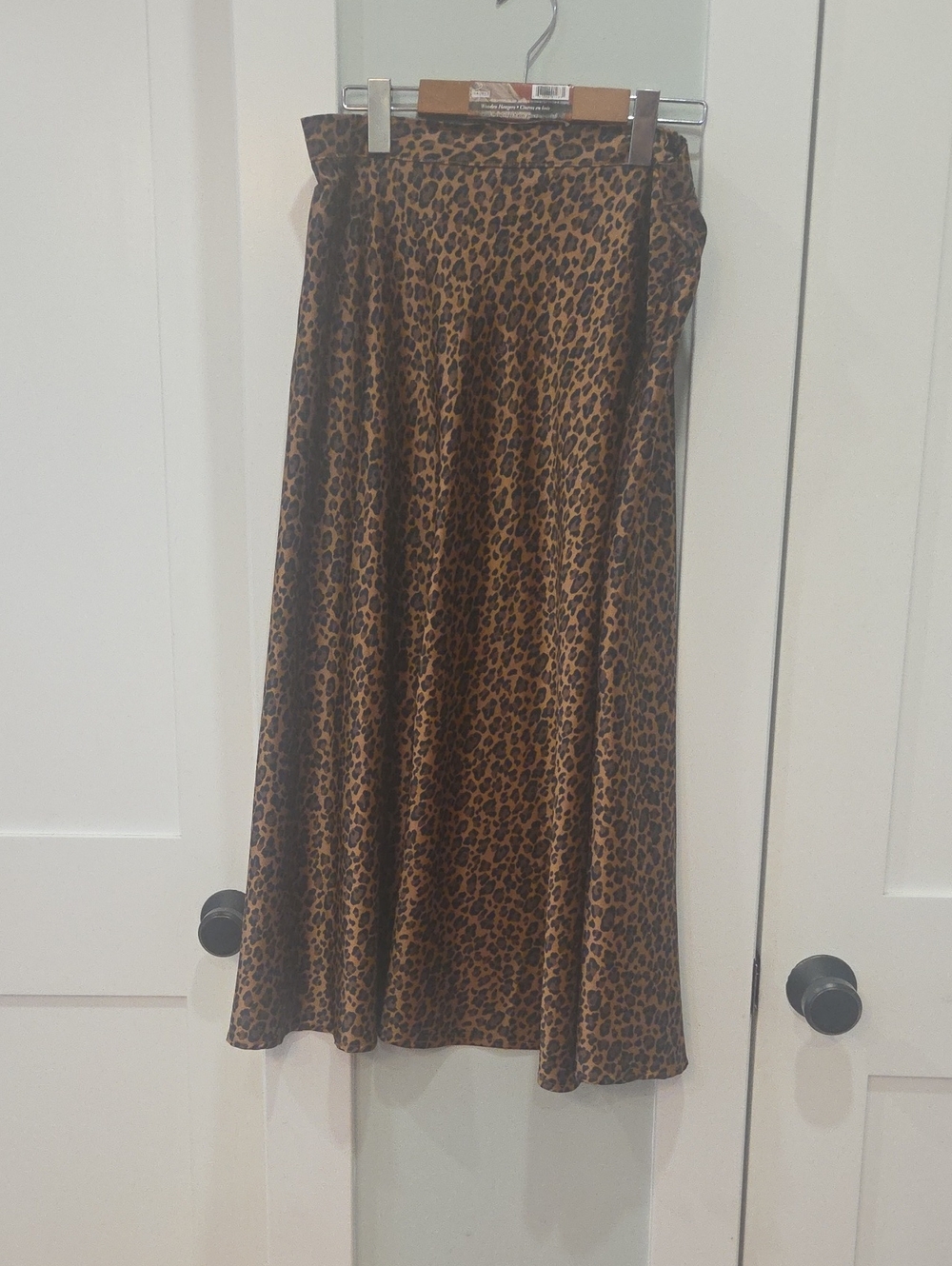 Ricki's Leopard Print Midi Skirt - Brown/Black